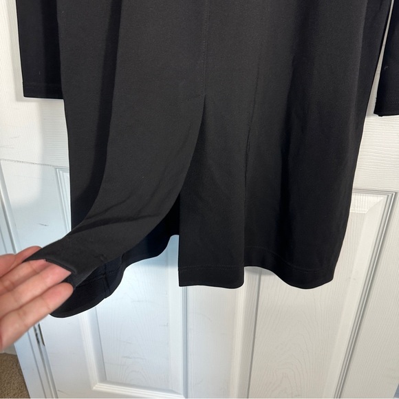 Nordstrom size 1X duster/jacket, button front, knee length, fall - Picture 11 of 11